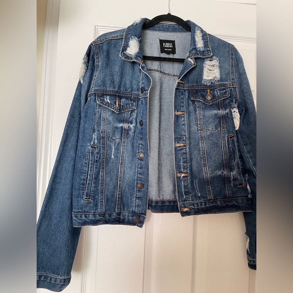 Almost Famous Classic Blue Denim Jacket